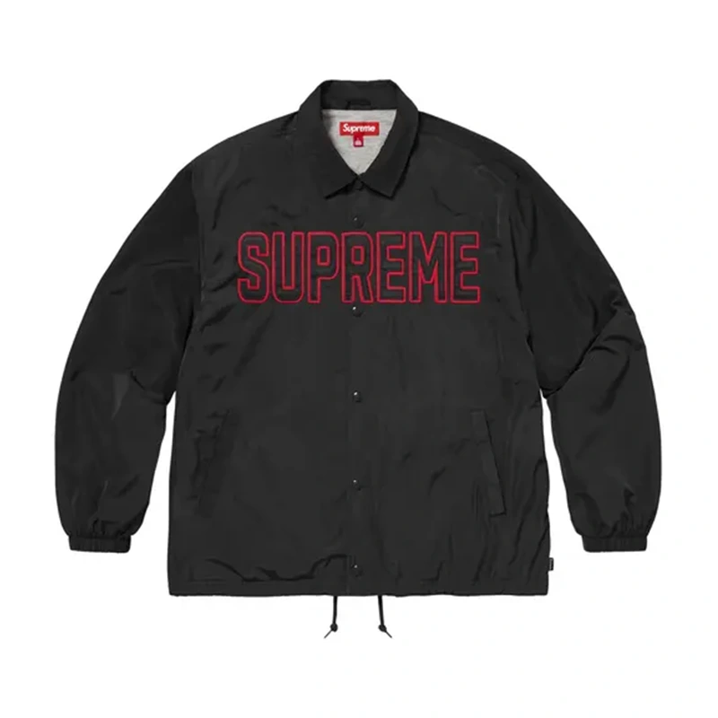 Supreme Spellout Coaches Black Jacket