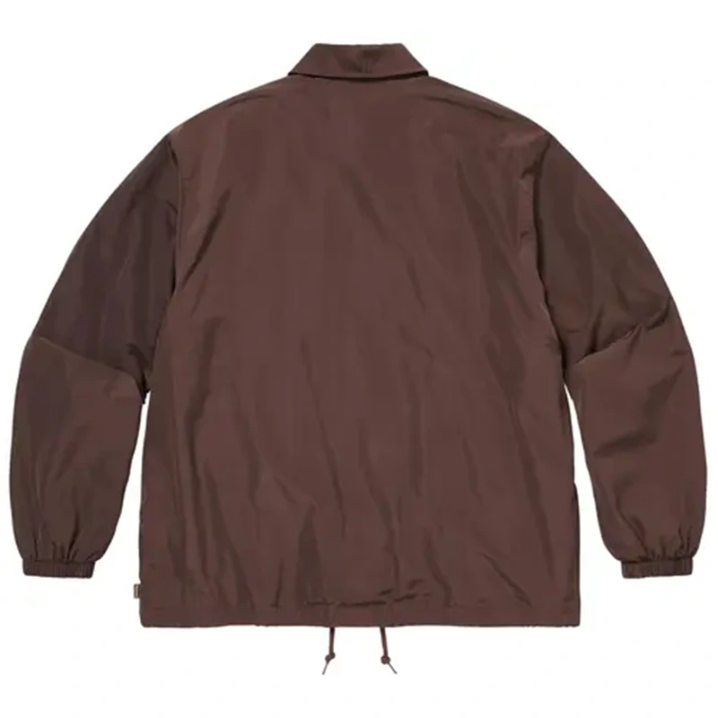 Supreme Spellout Coaches Brown Jacket - Image 2