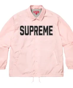 Supreme Spellout Coaches Pink Jacket