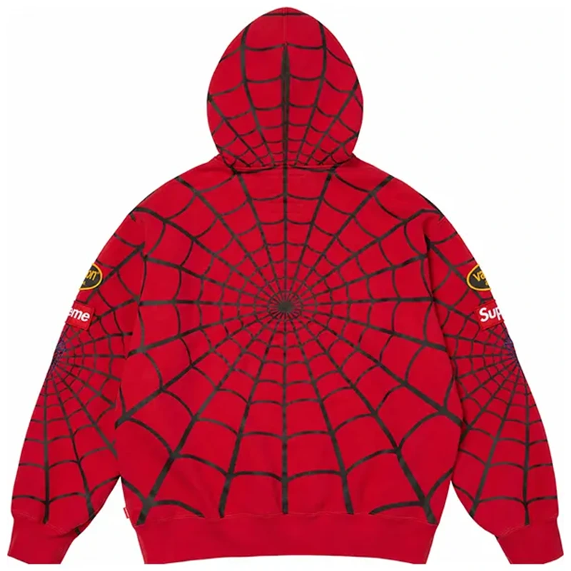 Supreme Spiderman Zip Up Hoodie - Image 2