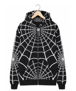 Supreme Spiderman Black Zip Up Hoodie