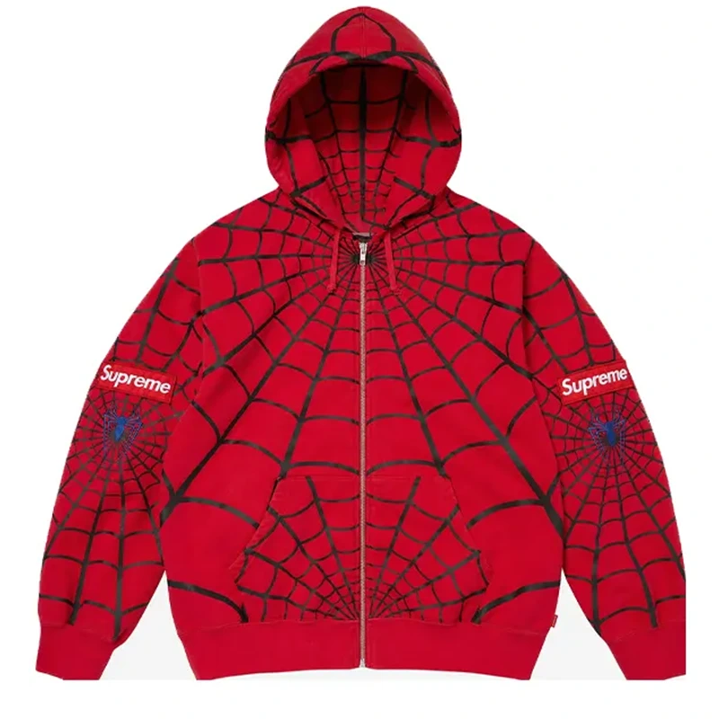 Supreme Spiderman Zip Up Hoodie