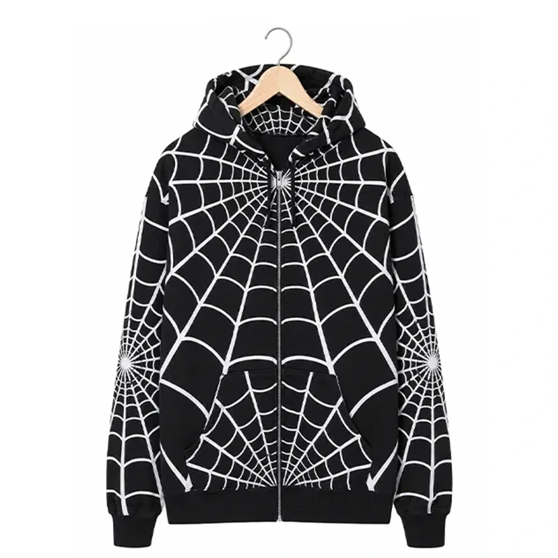 Supreme Spiderman Black Zip Up Hoodie
