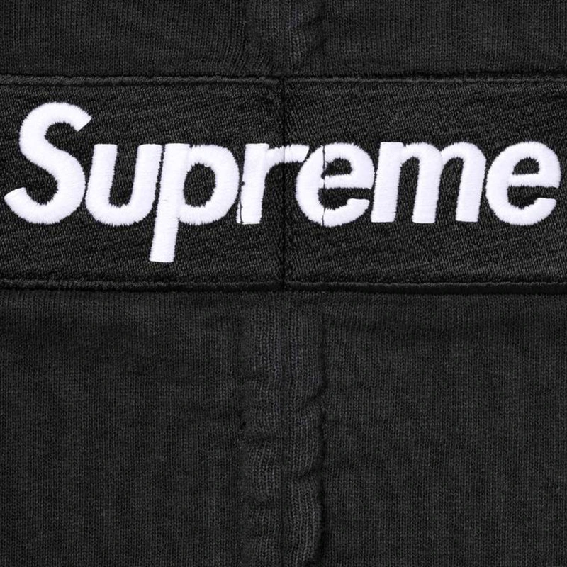 Supreme x MM6 Maison Margiela Box Logo Zip Up Hooded Sweatshirt - Image 3