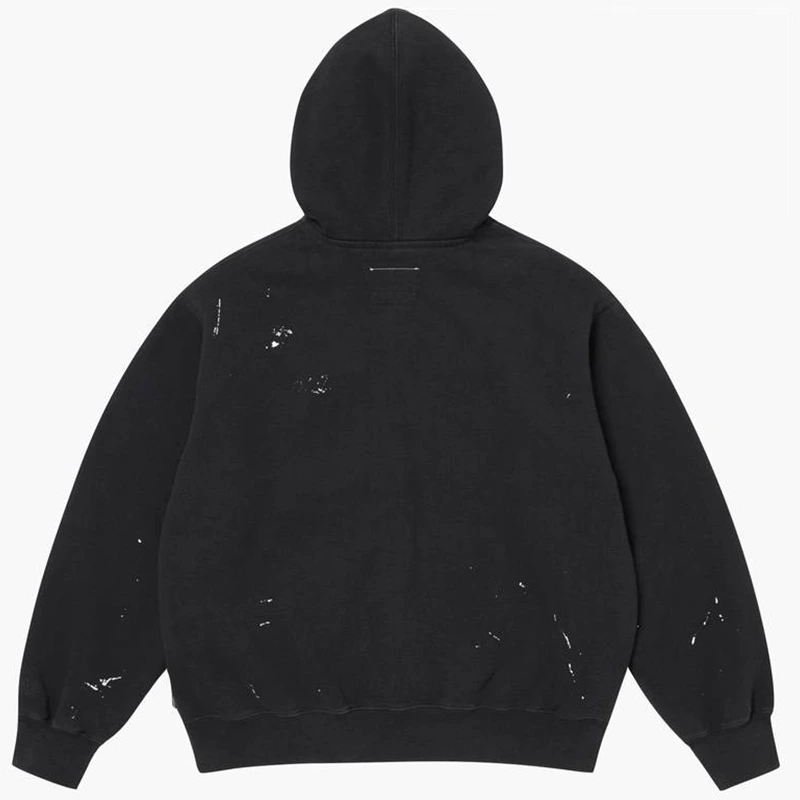 Supreme x MM6 Maison Margiela Box Logo Zip Up Hooded Sweatshirt - Image 2