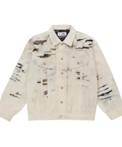 Supreme x MM6 Maison Margiela Distressed Selvedge Denim Trucker Jacket