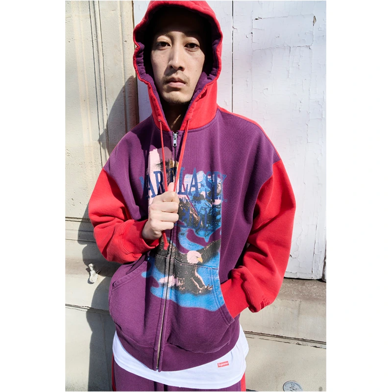Supreme x MM6 Maison Margiela Eagle Zip Up Hooded Sweatshirt - Image 7