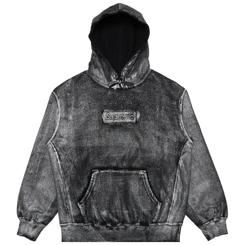 Supreme x MM6 Maison Margiela Foil Box Logo Hooded Sweatshirt
