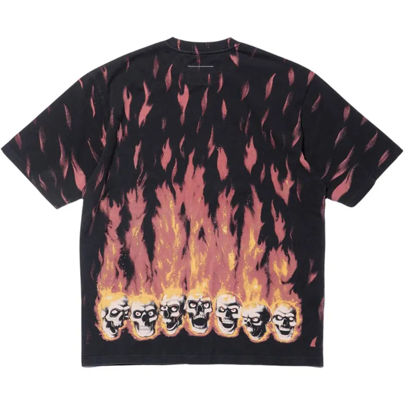 Supreme x MM6 Maison Margiela Liquid Blue Oversized Tee - Image 2