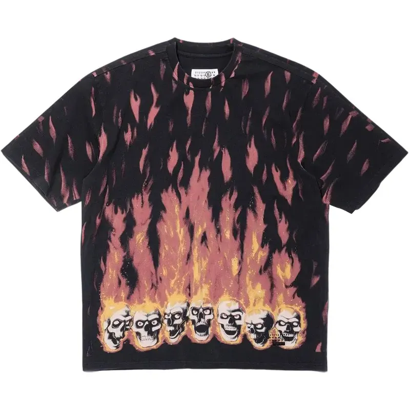 Supreme x MM6 Maison Margiela Liquid Blue Oversized Tee