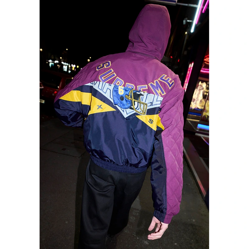 Supreme x MM6 Maison Margiela Miami Split Stadium Jacket - Image 7