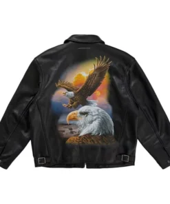 Supreme x MM6 Maison Margiela Schott Eagle Leather Jacket