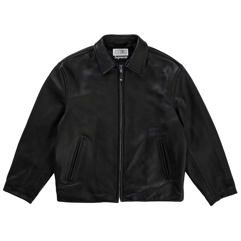 Supreme x MM6 Maison Margiela Schott Eagle Leather Jacket - Image 2