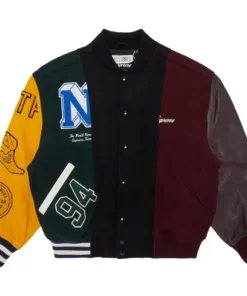 Supreme x MM6 Maison Margiela Split Varsity Jacket