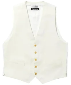 Supreme x MM6 Maison Margiela Washed Cotton Suit Vest