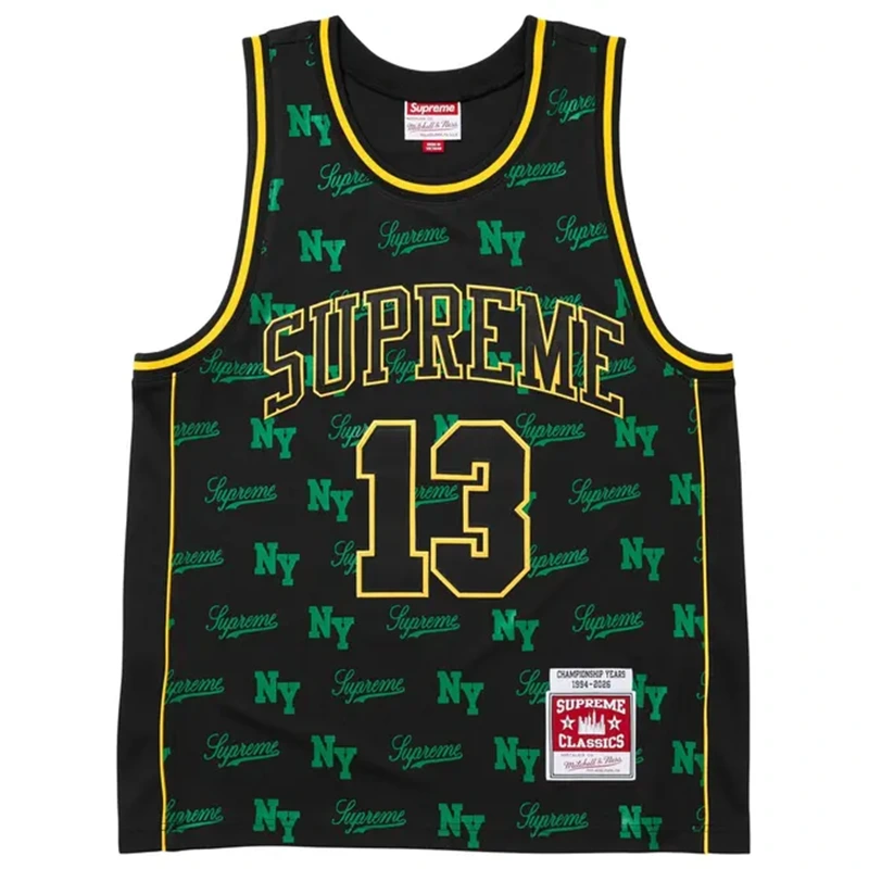 Supreme x Mitchell & Ness Monogram Jersey