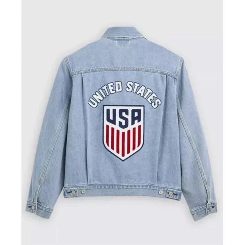 The Best Of USA Soccer Type II Denim Jacket - Image 2
