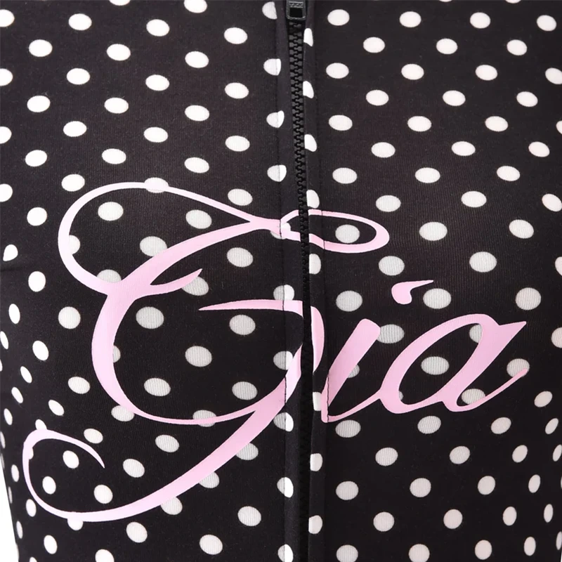 Tiger Mist Blare Hoodie Black Polka Dot Women's - Image 3