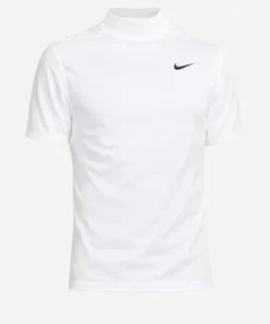 Tiger Woods Mock Neck Golf Red T-Shirt