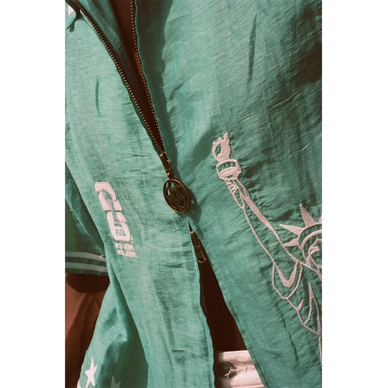 Tombolo FIFA World Cup 2026 Stars and Stripes Teal Zipper Shirt - Image 14