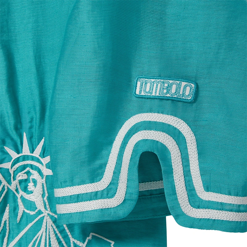 Tombolo FIFA World Cup 2026 Stars and Stripes Teal Zipper Shirt - Image 5