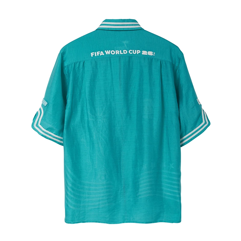 Tombolo FIFA World Cup 2026 Stars and Stripes Teal Zipper Shirt - Image 7