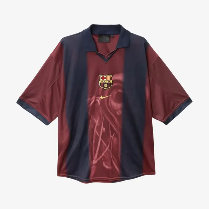 Travis Scott x Nike x FC Barcelona Retro 2000/01 Home Skeleton Jersey