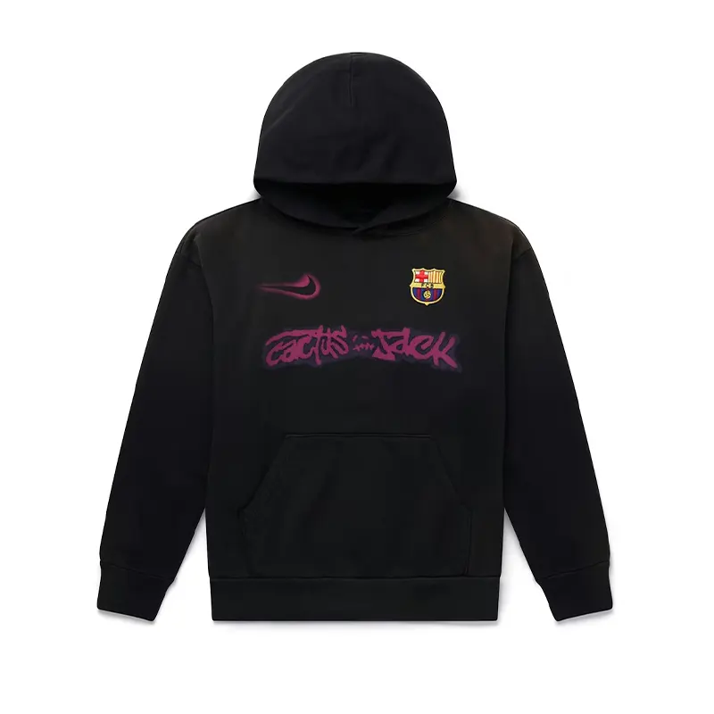 Travis Scott x Nike x FC Barcelona Spray Logo Hoodie