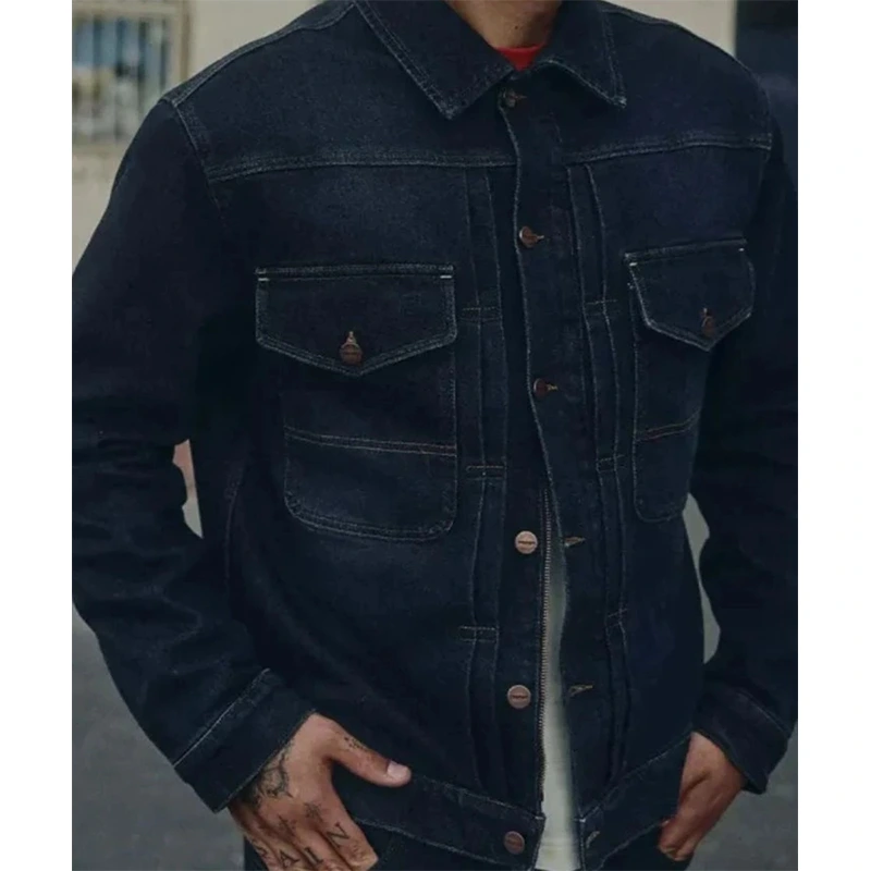 Triumph Jax Denim Riding Jacket - Image 3
