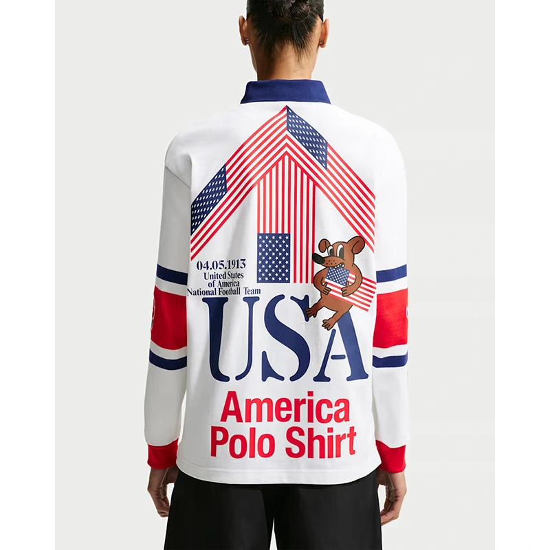 USA x VAA Long-Sleeve Rugby Top - Image 8