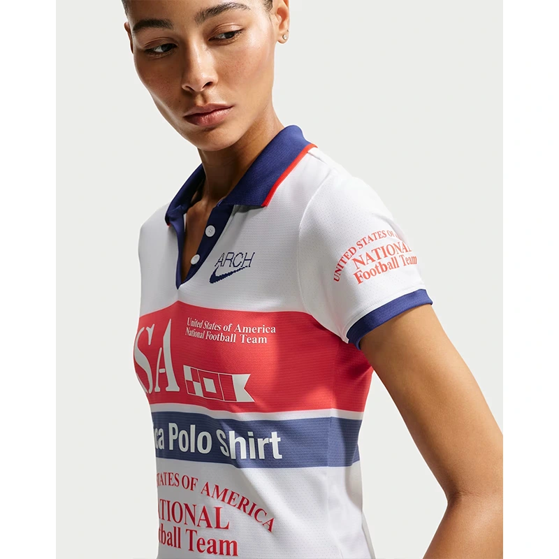 USA x VAA Short-Sleeve Polo - Image 2