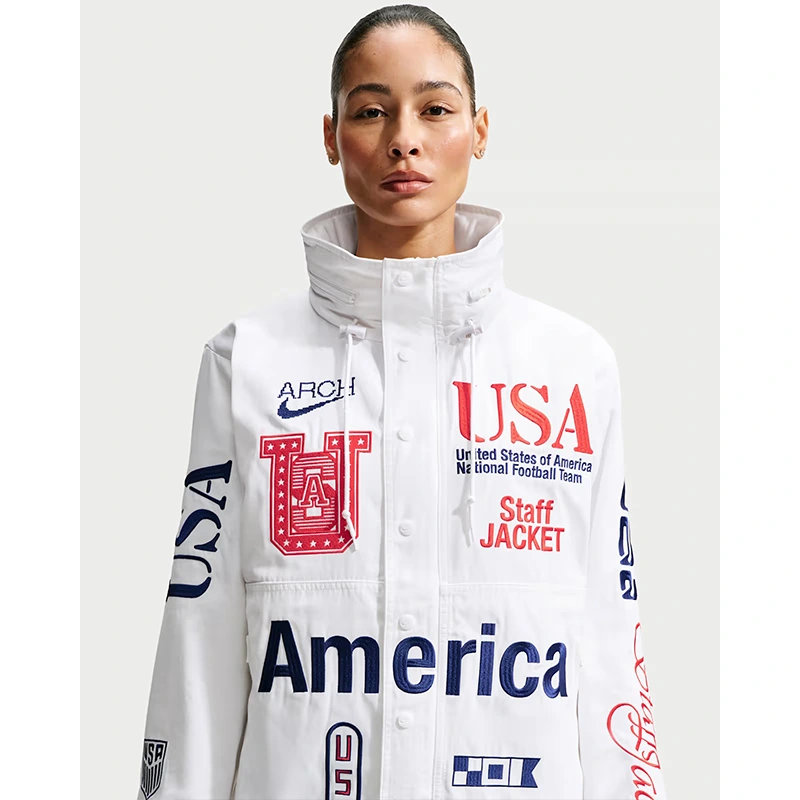 USA x VAA Woven Staff Jacket - Image 2
