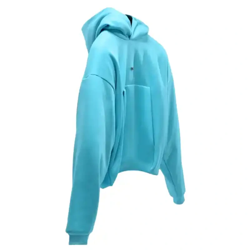 Unlucky Cloud Blue Hoodie - Image 2