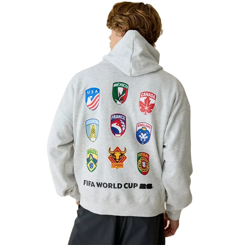 Urban Outfitters FIFA World Cup 2026 Country Patches Hoodie Sweatshirt - Image 2