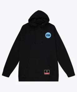 Utah Mammoth Black Circle Pullover Hoodie