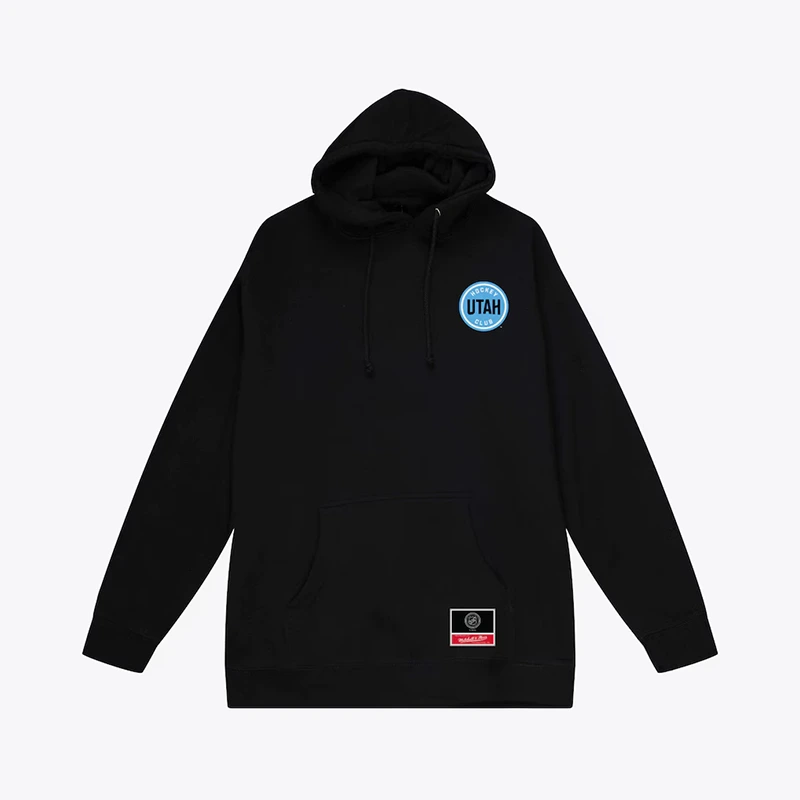 Utah Mammoth Black Circle Pullover Hoodie