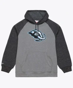 Utah Mammoth Gray/Black Winning Streak Fleece Hoodie