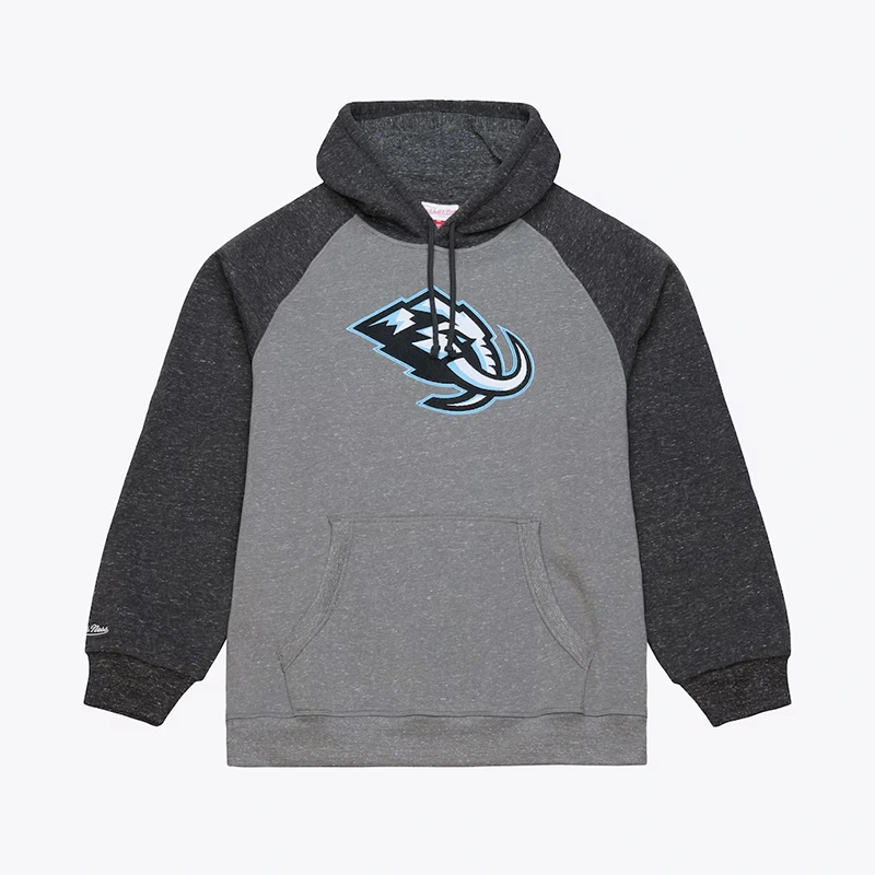 Utah Mammoth Gray/Black Winning Streak Fleece Hoodie