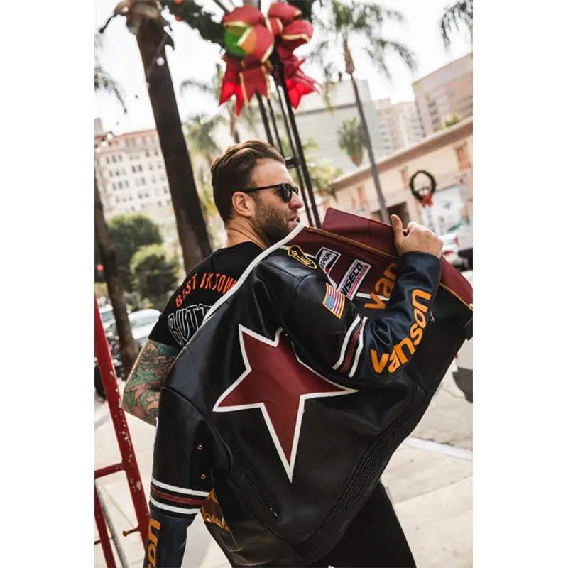 Vanson Leather Jacket - Image 5