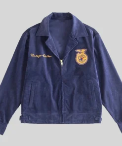 Vintage FFA American Blue Corduroy Jacket