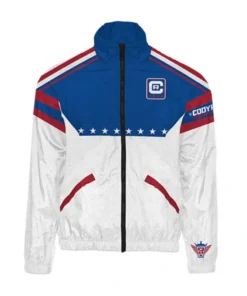 WWE Cody Rhodes Stars & Stripes Nightmare Windbreaker Jacket