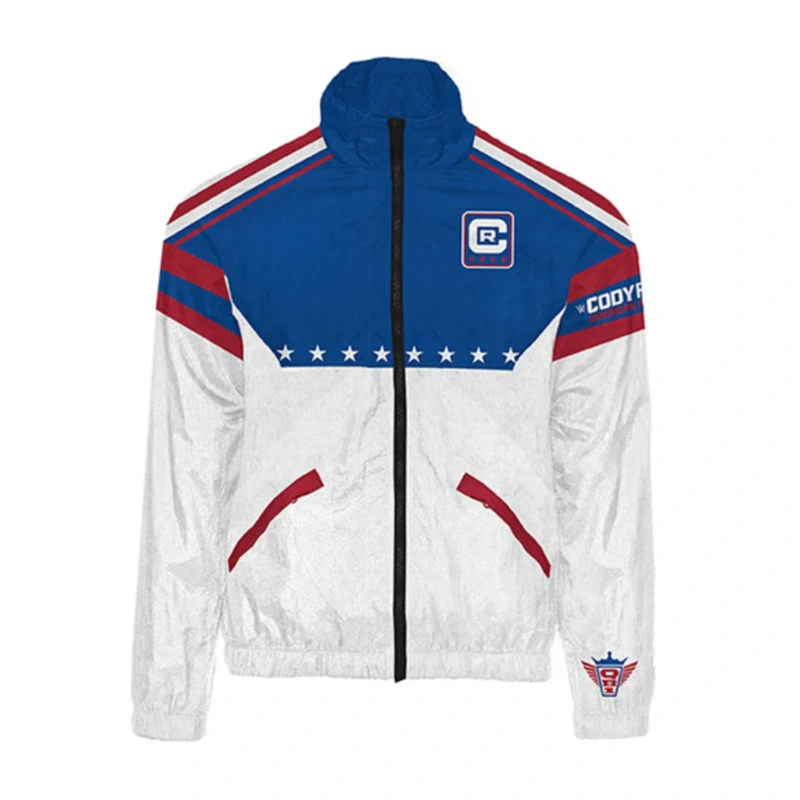 WWE Cody Rhodes Stars & Stripes Nightmare Windbreaker Jacket