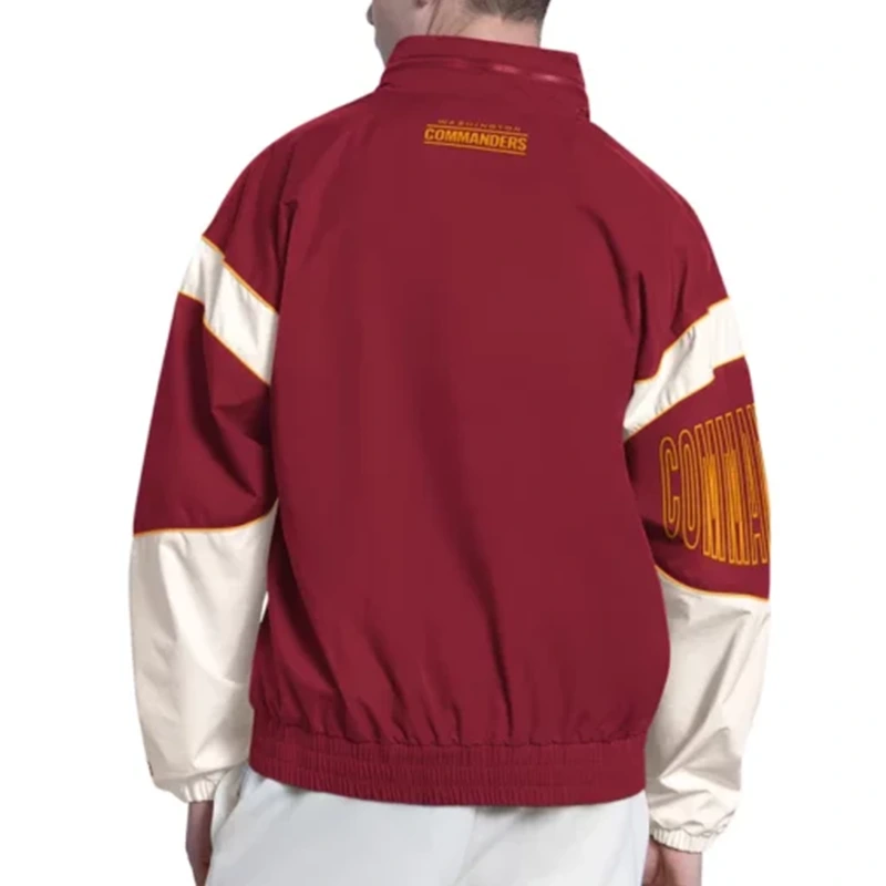 Washington Commanders The Gust Burgundy Full-Zip Hoodie - Image 2