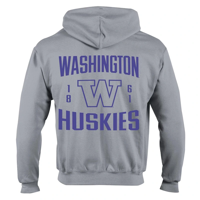 Washington Huskies Champion Varsity Powerblend Hoodie - Image 3