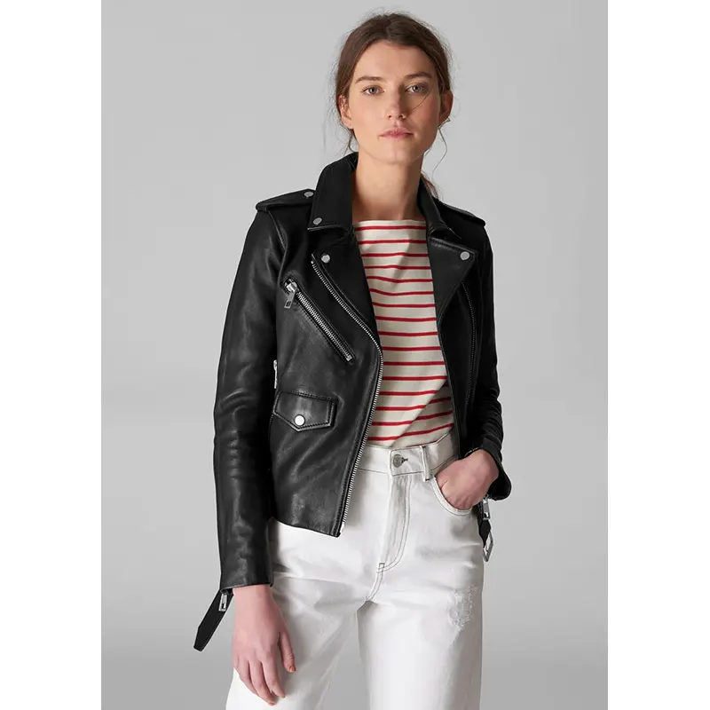 Whistles Agnes Leather Jacket - Image 2