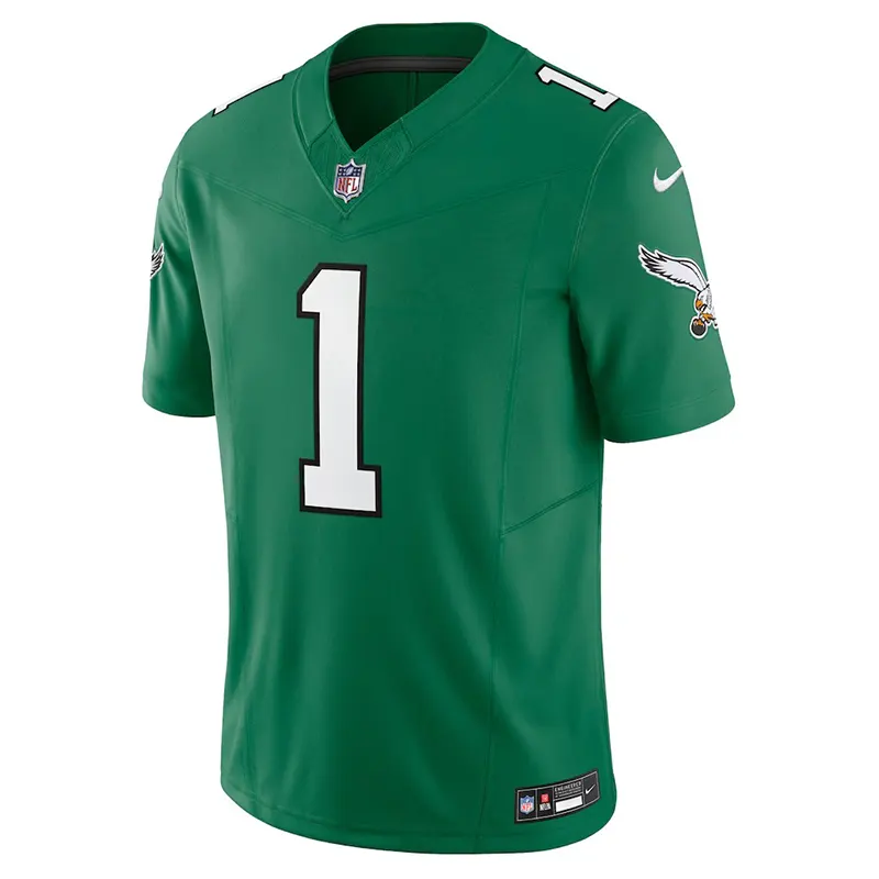 White Kelly Green Eagles Jersey - Image 2