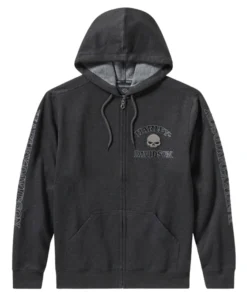 Willie G Skull Zip Front Hoodie