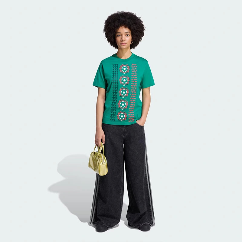 Women's Adidas Mexico Soccer DNA T-Shirt - Image 4