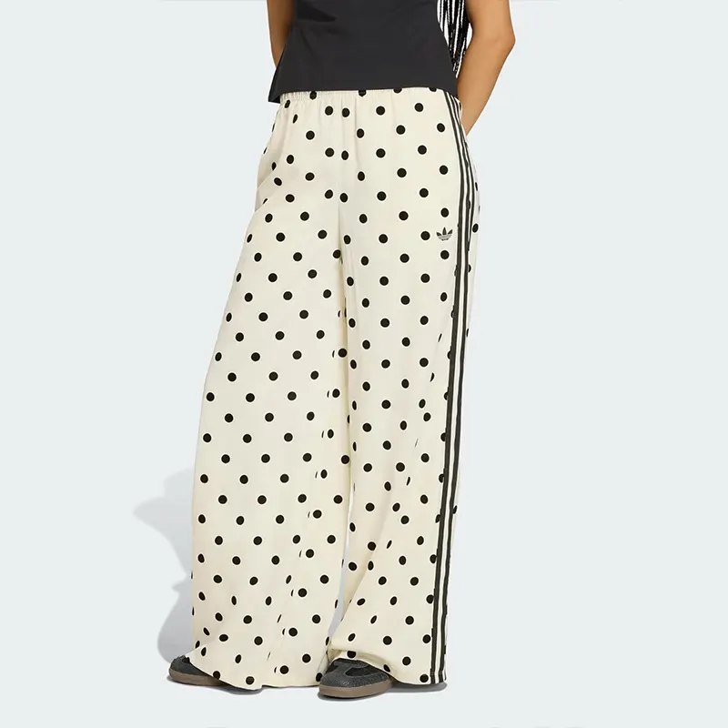 Womens Adidas Satin Polka Dots Wide Leg Pant - Image 2