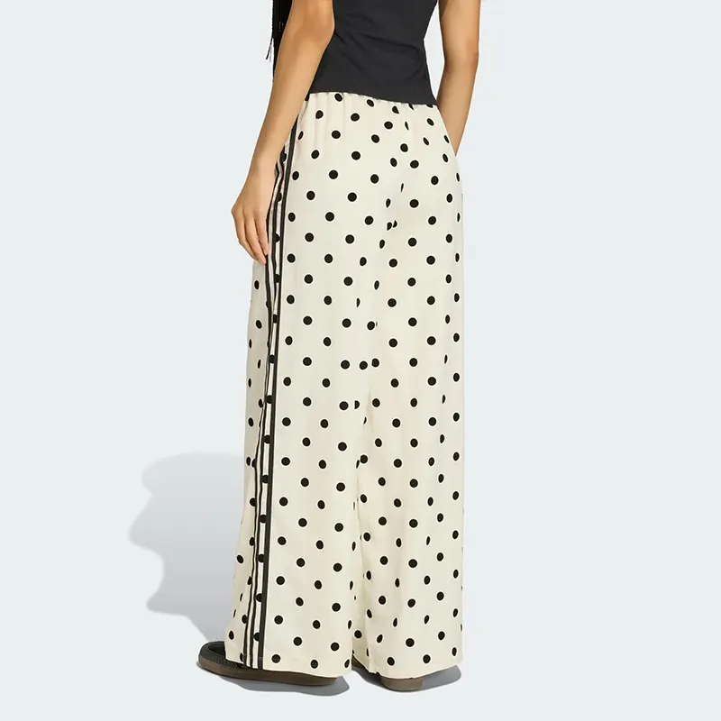 Womens Adidas Satin Polka Dots Wide Leg Pant - Image 3